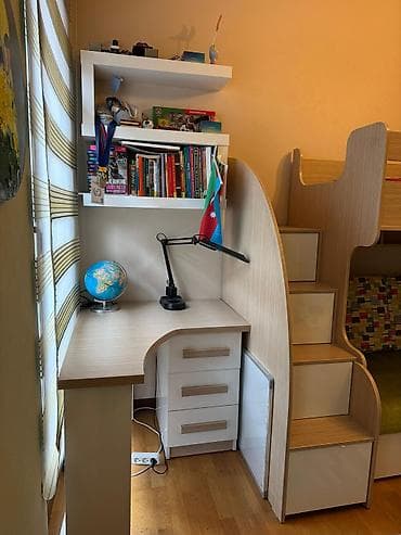 ucuz servantlar: Oğlan və qız üçün, İkinəfərlik çarpayı — 3