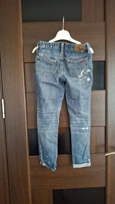 yeni model şalvarlar: Uşaq cins şalvarları seti - Model 1: Açıq mavi “distressed” üslublu — 1