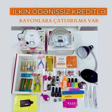 dırnaq qaynaq aparatı: Dirnaq seti,, dırnaq qaynağı üçün ləvazimatlar Kredit hamıya verilir — 1