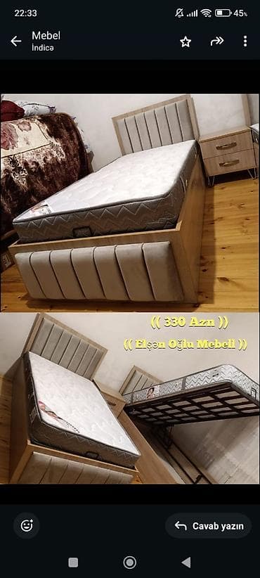 Yeni, Təknəfərlik çarpayı, Bazalı, Matras ilə, Siyirməsiz, Rusiya — 1