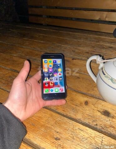 iphone 13 2 ci el fiyatları: IPhone 7, 128 GB, Qara, Barmaq izi — 1