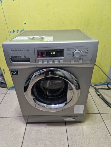стиральная машина киргизия: Стиральная машина Daewoo, 8 кг, Б/у, Автомат, Нет кредита, Платная доставка — 4
