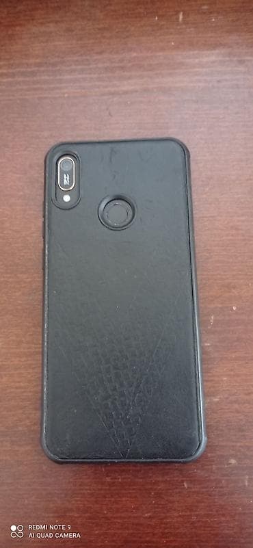 Huawei Y6, 32 ГБ, цвет - Черный, Отпечаток пальца