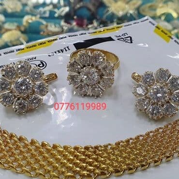 halqa sirqalar: В комплекте: Кольцо, Серьги, Серебро — 7