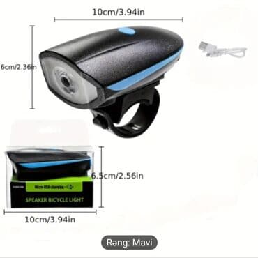 Elektrikli velosiped və velosipedlər üçün LED velosiped baş işığı, ABS