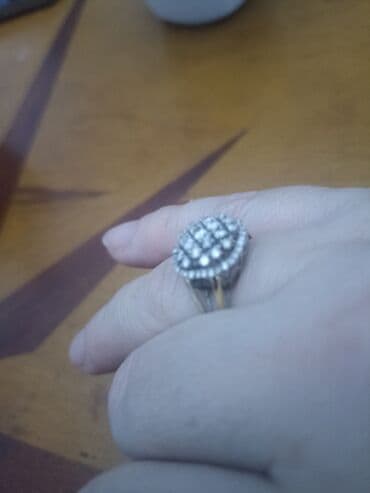 999 eyarli qizilin qiymeti: Üzük, Ağ qızıl, 750 Əyar, Brilyant — 1