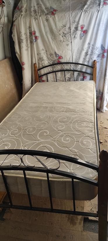 tahta: İşlənmiş, Təknəfərlik çarpayı, Matras ilə, Siyirməsiz, Rusiya — 2