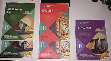 Məhsul: DİM 2025 Test Topluları dəsti Tərkib: - Azərbaycan dili –