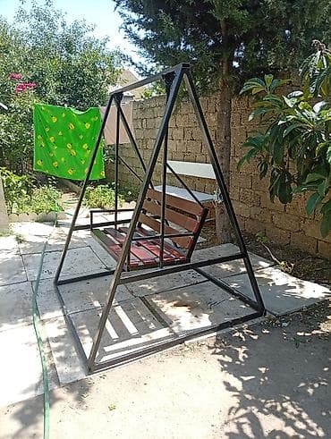 taxta lambir: Skamya-yelləncəl, Zontiksiz, Metal — 3