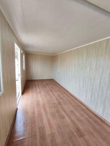 anbar üçün konteyner: Metal karkaslı, modul konteyner otaq - Ölçü: 6 m uzunluq × 2,4 m en × — 2