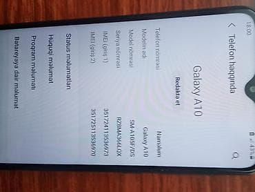 ikinci el iphone 13 pro: Samsung Galaxy A10, 32 GB, rəng - Qara, İki sim kartlı — 4