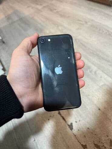 Apple iPhone: IPhone SE 2020, 64 GB, Qara, Zəmanət, Barmaq izi, Simsiz şarj — 1