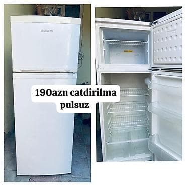 2 qapılı Beko Soyuducu Satılır, rəng - Ağ