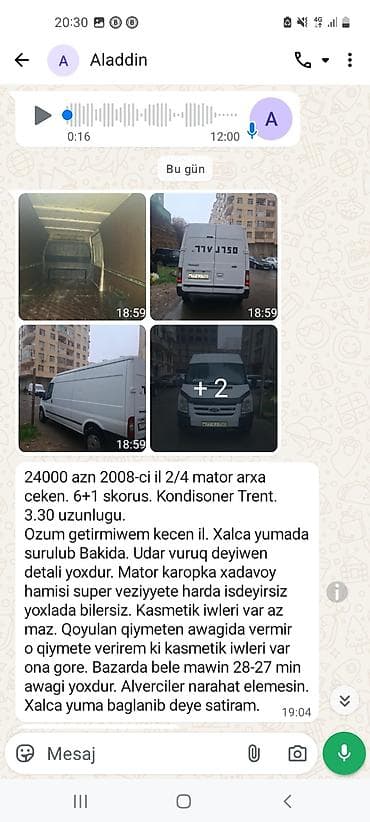 Ford Transit: 2.4 l | 2008 il Mikroavtobus