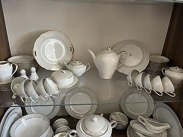 Nahar dəsti, rəng - Ağ, Farfor, Almaniya