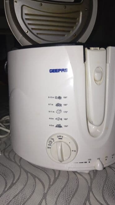 Tofas: GEEPAS elektrik fritözü - Yağda qızartma üçün masaüstü elektrik — 3