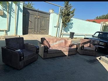 madeyra divanlar: Divan kreslo dəsti Sifarişlə hazırlanən divan və dəstlər - Model — 5