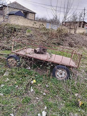 barmaqliqlar: Dörd təkərli dəmir qoşqu/araba - Material: tam metal karkas və möhkəm — 4