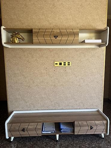 paltar şkafları: Yataq otağı üçün mebel dəsti Tərkibi: - Geniş sürgülü qapılı şkaf — 1