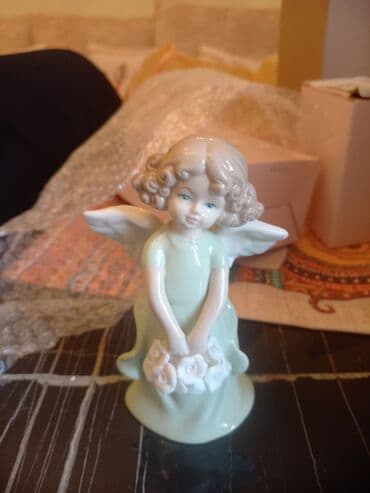 xanım ucun hədiyyə: Fiqur, Keramika, rəng - Ağ — 2