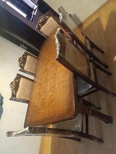hacioglu mebel fabriki: Mebel dəsti – qonaq və yataq otağı üçün - Geniş şkaf: təbii ağac — 6