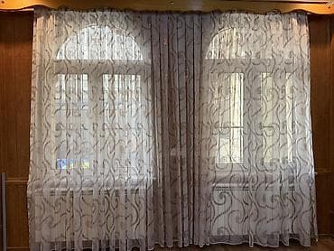 perde ucuz: Linens markası Tül pərdə – şəffaf, yüngül və zərif dizayn - Material — 2