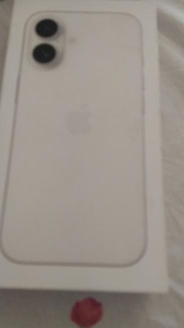 IPhone 16, 128 GB, Ağ, Zəmanət, Simsiz şarj, Face ID