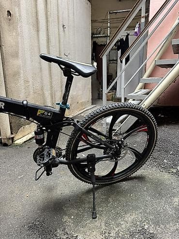 velosipet matoru: Land Rover G4 qatlanan dağ velosipedi - Çərçivə: qatlanan alüminium — 3