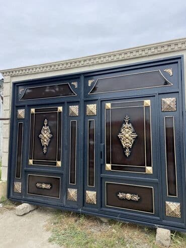 işləmiş dərvazalar: Yeni Dəmir Həyət darvazası, 3 m, Mexaniki, Qapı ilə, rəng - Qara, Kredit var, Ödənişli quraşdırma, Ünvandan götürmə, Ödənişli çatdırılma, Rayonlara çatdırılma — 34