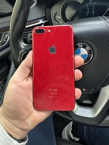 IPhone 8 Plus, 64 GB, Qırmızı, Barmaq izi