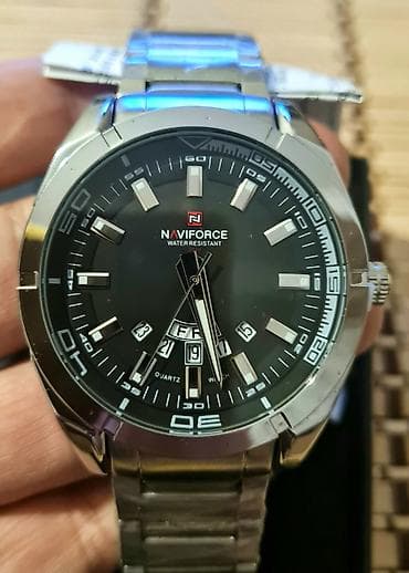 Zərgərlik əşyaları: Yeni, Qol saatı, NaviForce, rəng - Qara — 2