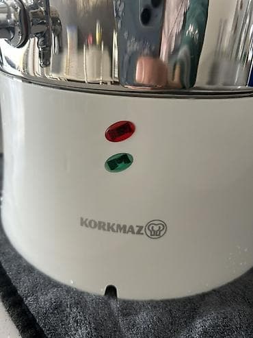 islenmis samavar: Korkmaz elektrikli samovar-çaydan dəsti - Brend: Korkmaz - Tip — 2