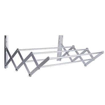 divar saatı: Divar tipli teleskopik paltar asılqanı/qarmaqlı quruducu Dəmir — 8