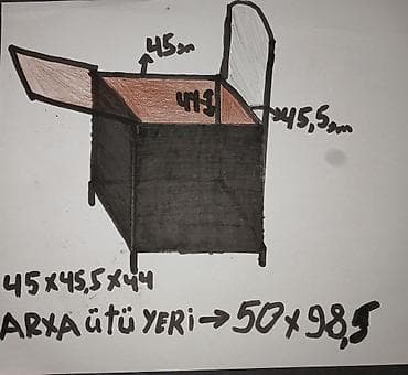 sandiq mebel: Həm oturacaq həmdə ütüləmək üçün açılıb bağlanan arxalıq. həmçinin də — 7
