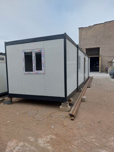 контейнер 40 тонн цена ош: 2.40 x 12.00 metrlik sendiviç ofis. Divar: 50mm Sendiviç Dam: 50mm — 4