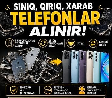 bilet satisi: Xidmət: sınmış, qırıq və işləməyən telefonların qəbulu, satışı və — 1
