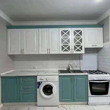 xrom kraska: Sifarişlə mətbəx dəsti, Özü çəkən petlələr, MDF, Kredit yoxdur, Pulsuz çatdırılma — 9