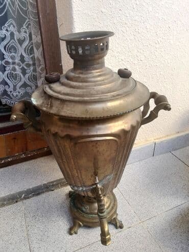 купить пианино бу: Məhsul: Antik pirinç samovar Təsvir: - Klassik, köhnə rus tipli — 2