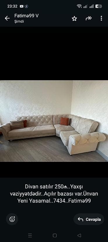 Künc divan lalafo.az -da Künc divan