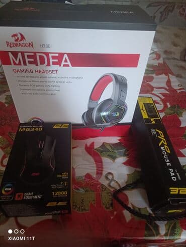 ТВ и видео: Qaming aksesuarları seti 1) Redragon MEDEA H280 Gaming Headset - — 1