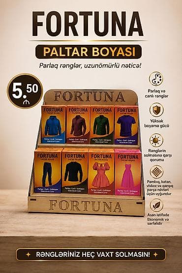 boru: FORTUNA Paltar Boyası Parlaq rənglər, uzunömürlü nəticə! - Parlaq və — 1