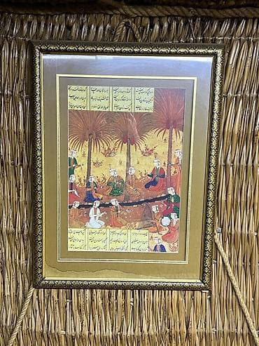 CD, DVD disklər və kassetlər: Məhsul: Şərq miniatür üslubunda çərçivəli dekorativ tablo dəsti — 1