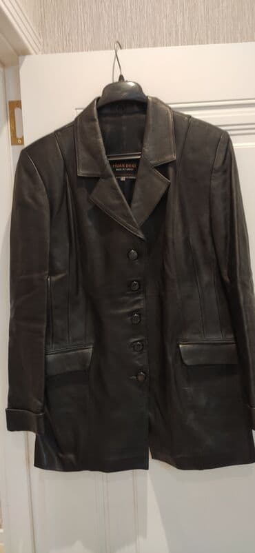 deri pencekler: Təbii dəridən qadin pencəyi(layka) — 1