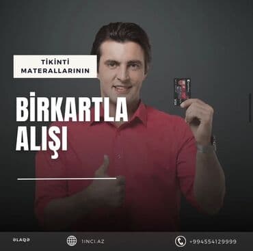 Quru inşaat materialları: Tikinti materiallarının kreditlə satışı Məhsul və xidmətlər: - Kafel — 5