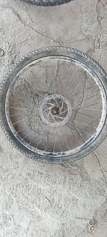 Velosiped təkər dəstləri və aksesuar - Ön təkər: disk əyləc rotoru