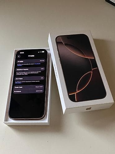 hp pavilion 2000: IPhone 16 Pro, 256 GB, Desert Titanium, Simsiz şarj, Face ID — 8