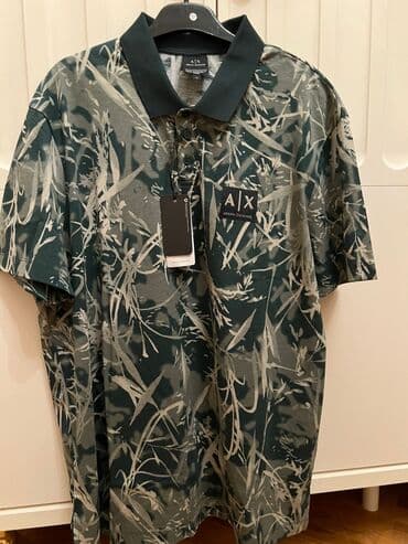 kişi köynəkləri: Polo köynək, Armani Exchange, L, rəng - Yaşıl — 3