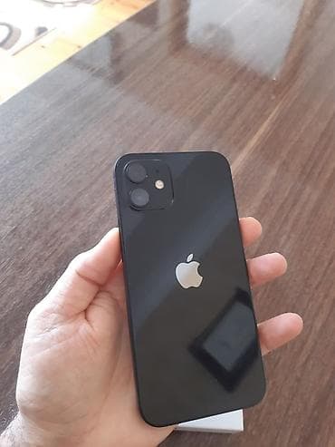 apple 12 ikinci el: IPhone 12, 64 GB, Qara, Simsiz şarj — 9