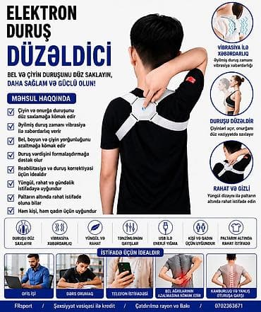 Qamət korrektorları: 💥 korset, qamət korseti, bel korseti ✅ 7/24 əlaqə saxlaya bilərsiz — 1