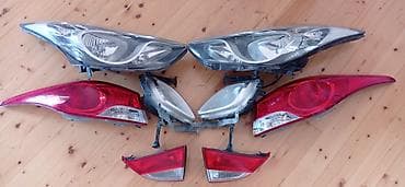 Komplekt, Yaxın və uzaq vuran işıqlar Hyundai, 2013 il, Orijinal, İşlənmiş — 1